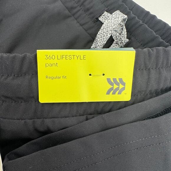 All In Motion Men's Black 360 Lifestyle Drawstring Pull On Pants Medium - Picture 8 of 12